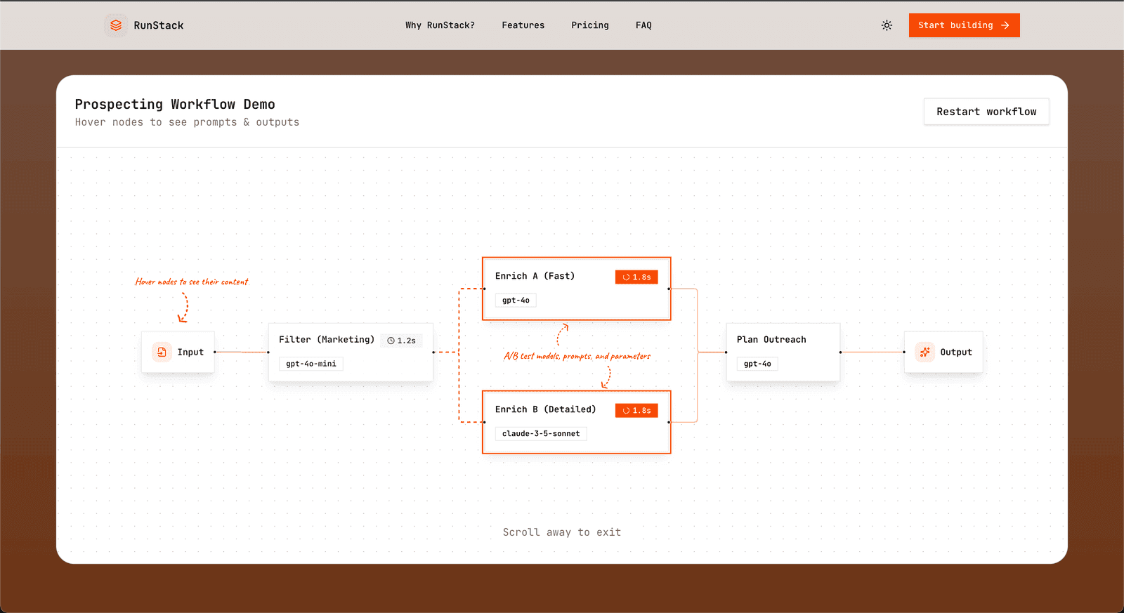 Runstack preview