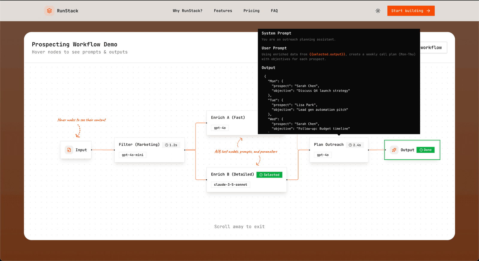 Runstack preview