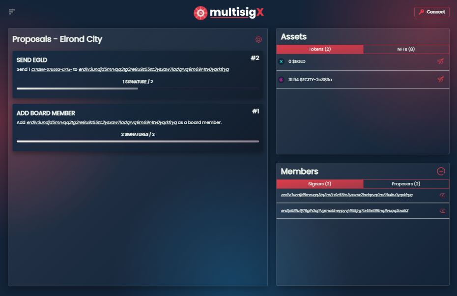 MultisigX preview